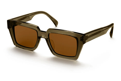AM Eyewear Lukie Large Polarised Khaki