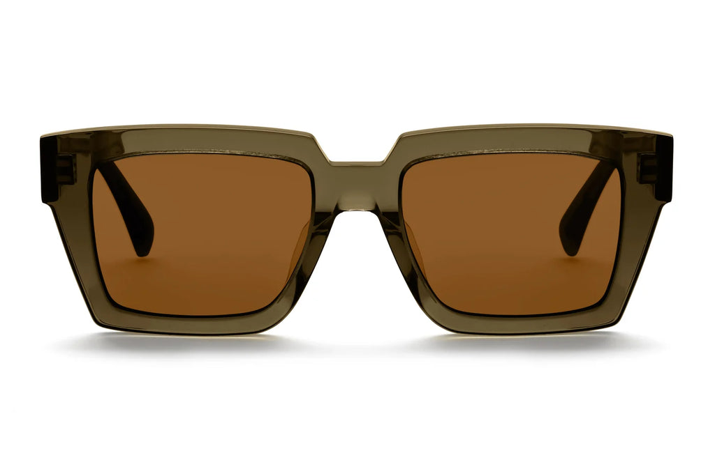 AM Eyewear Lukie Large Polarised Khaki