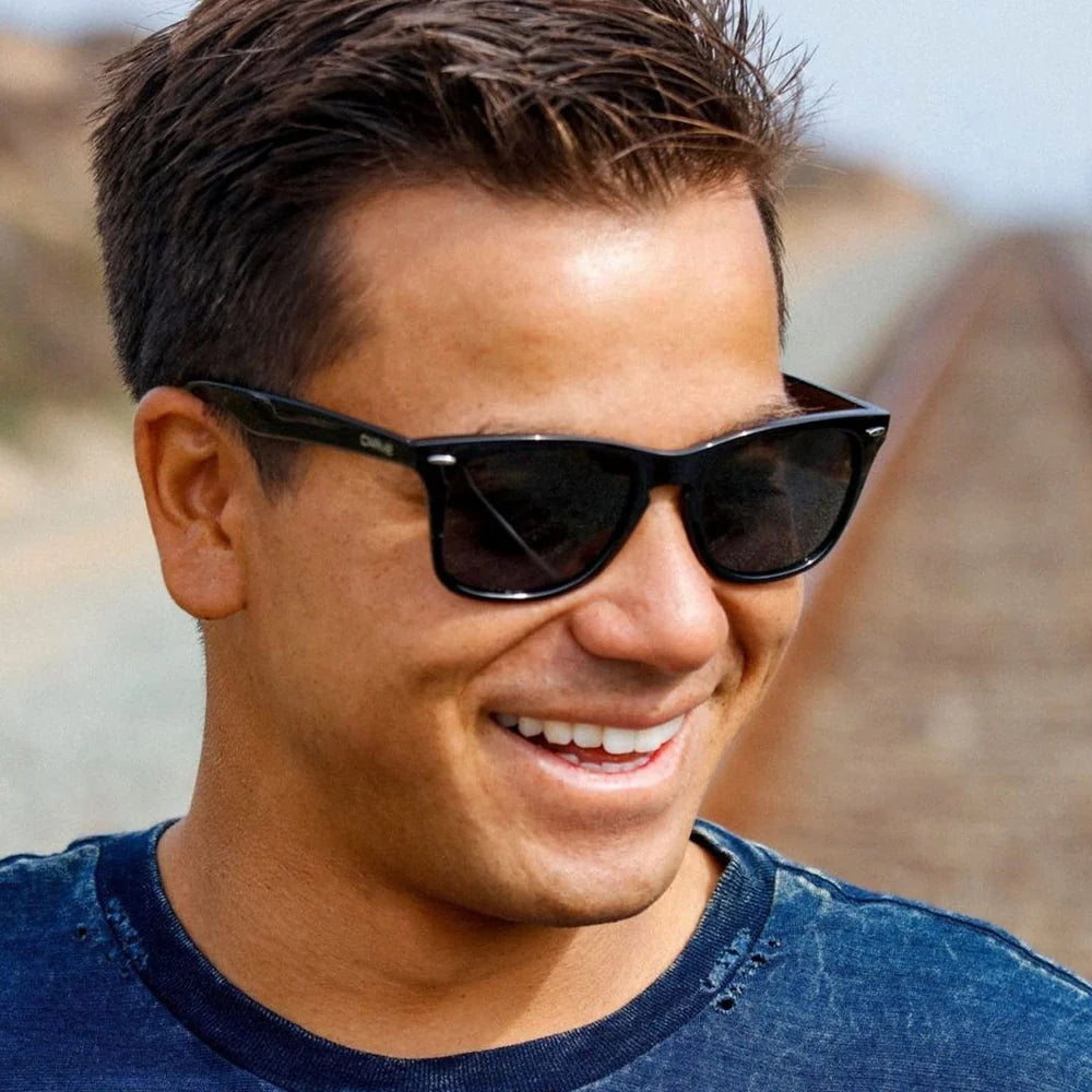 Carve Wow Polarized Gloss Black Frame Sunglasses