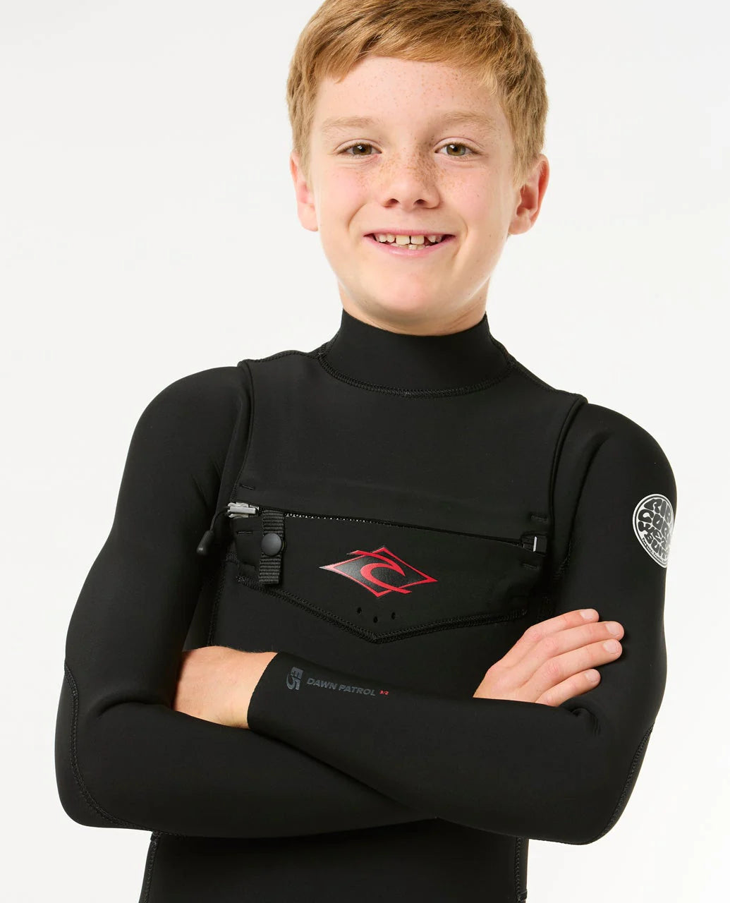 Rip Curl Kids Dawn Patrol Chest Zip 3/2MM Steamer