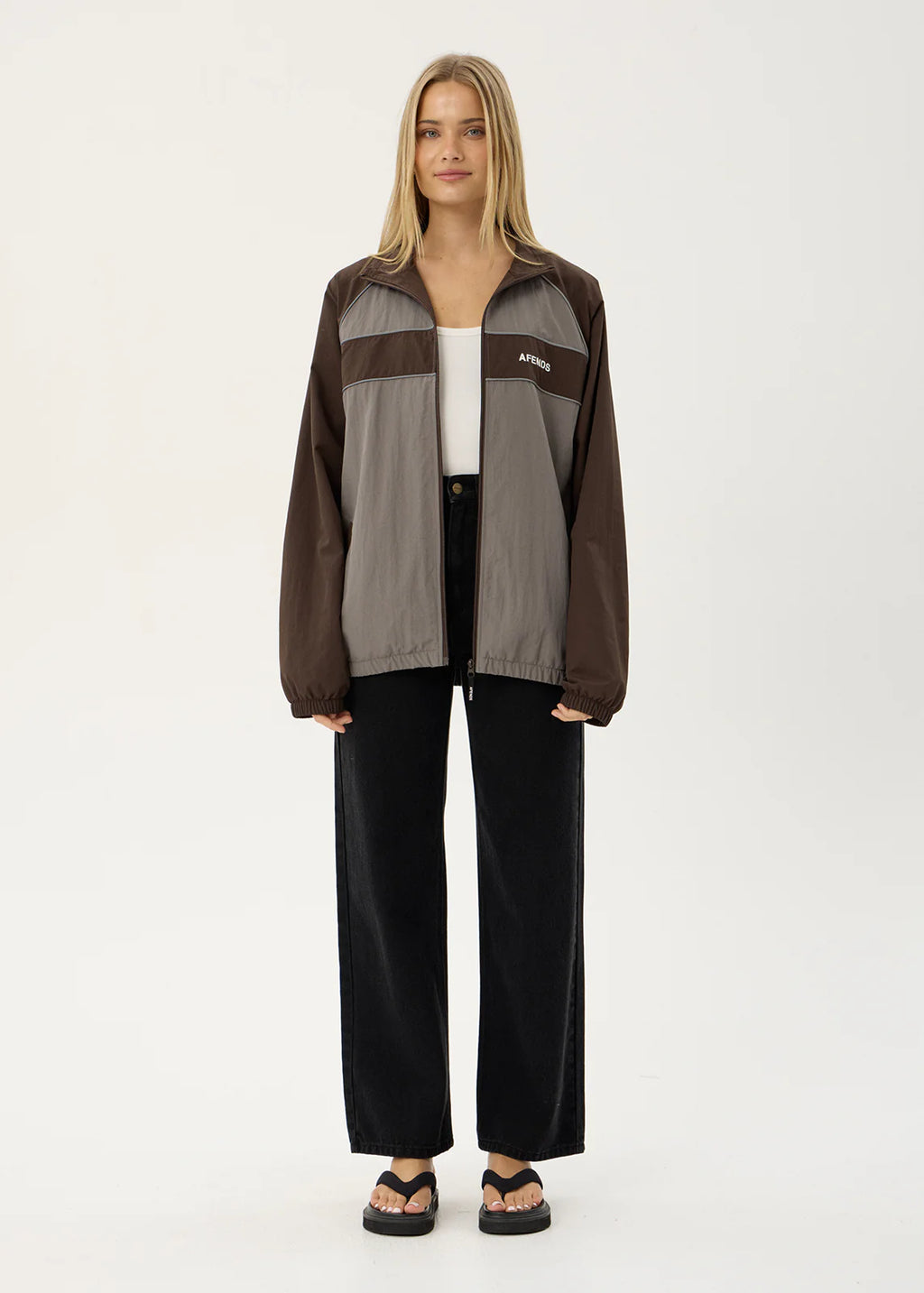 Afends Spicy Sports Spray Jacket Olive