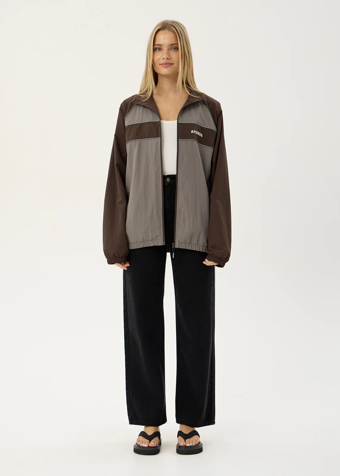 Afends Spicy Sports Spray Jacket Olive