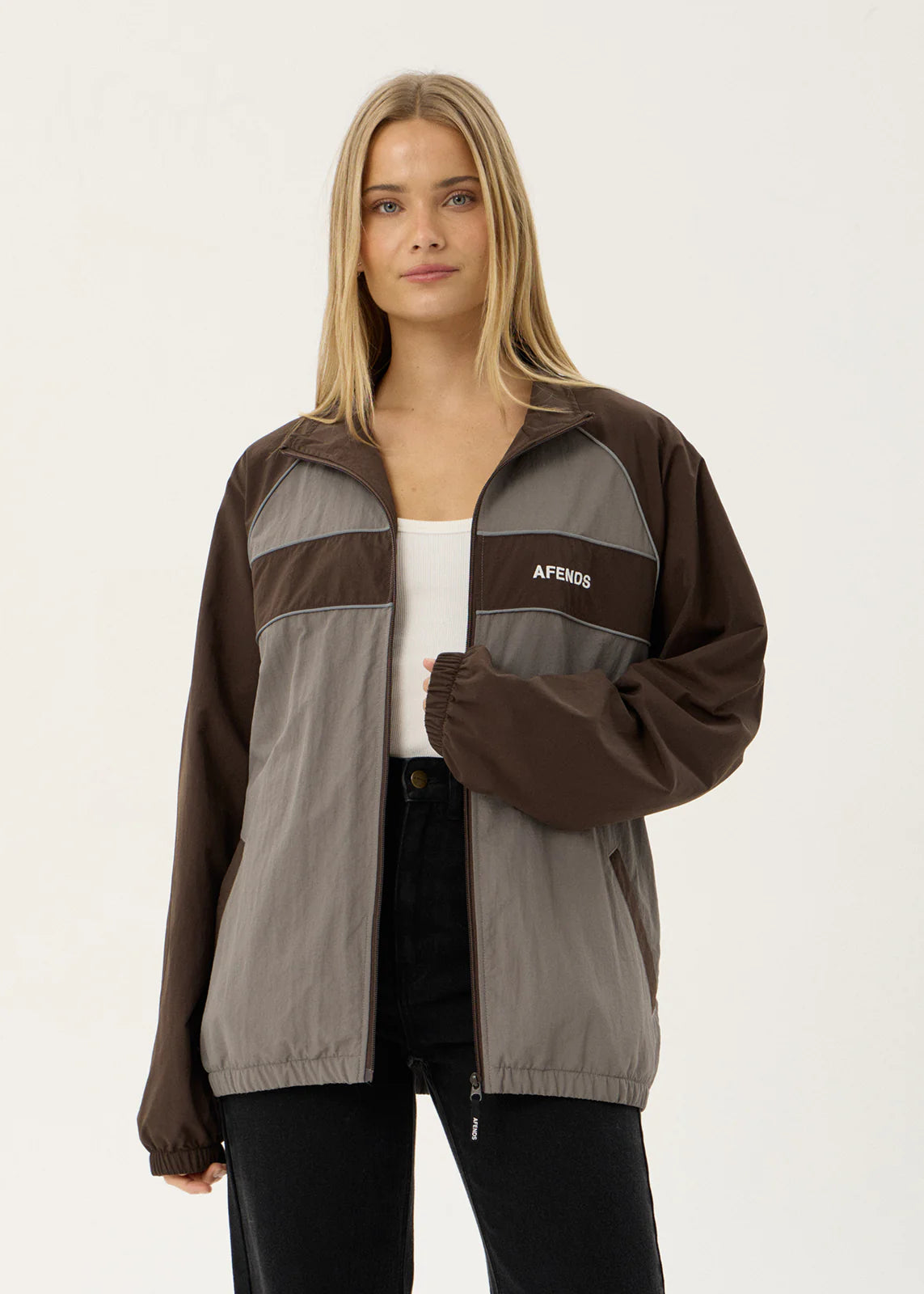 Afends Spicy Sports Spray Jacket Olive