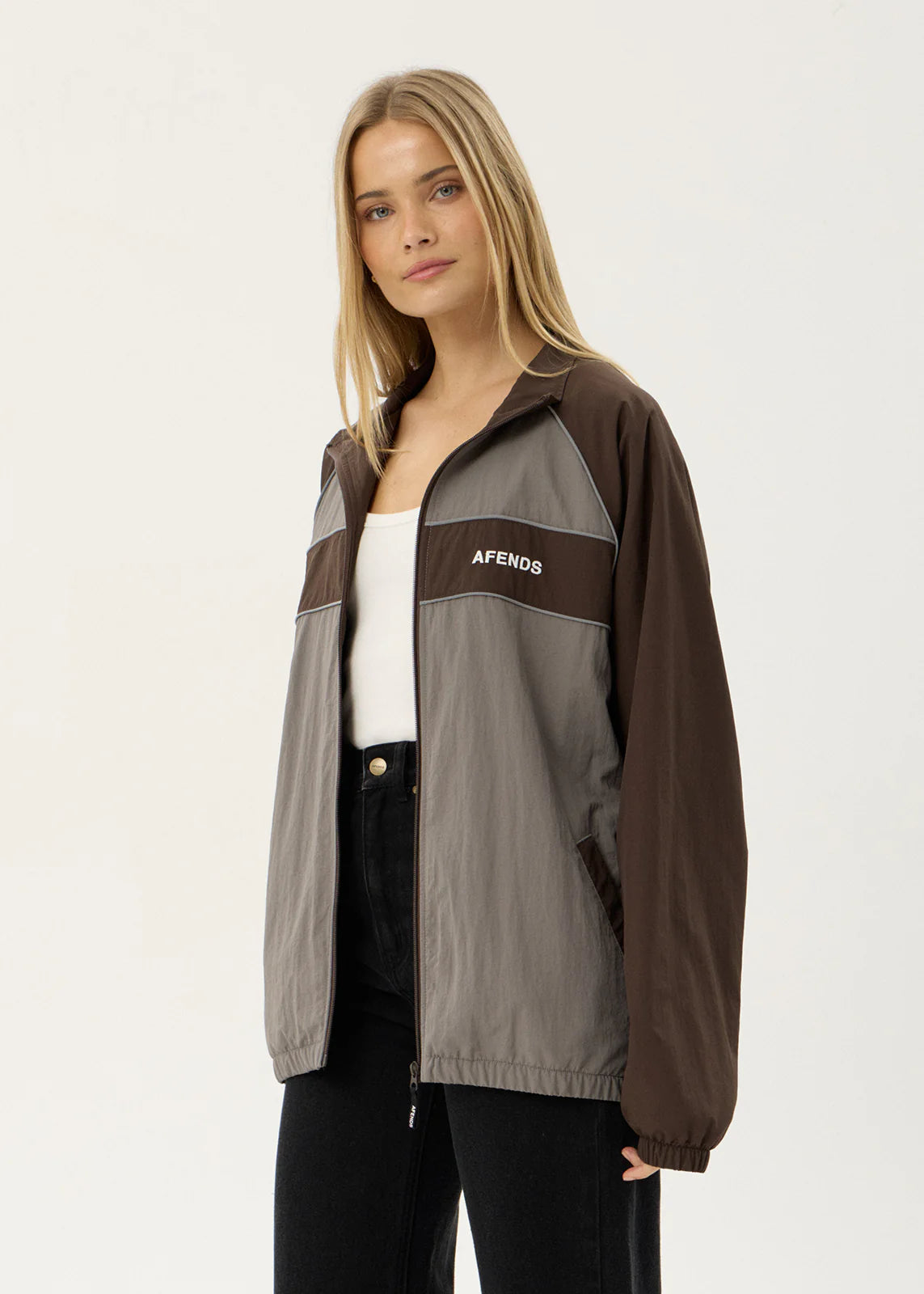 Afends Spicy Sports Spray Jacket Olive