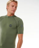 Icons UPF50+ Brushed Short Sleeve Rash Vest