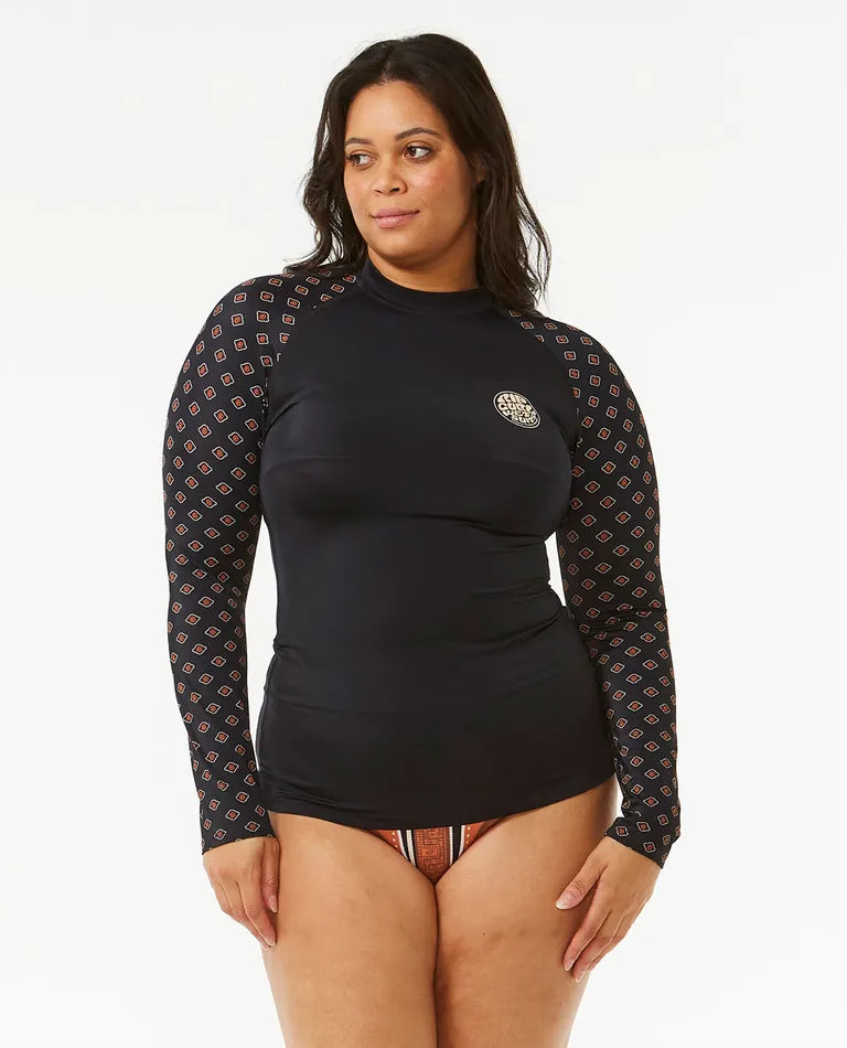 Rip Curl Pacific Dreams Long Sleeve UPF50+ Rash Vest
