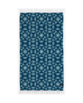 Slowtide Cheyenne Drift Weave Turkish towel - Indigo