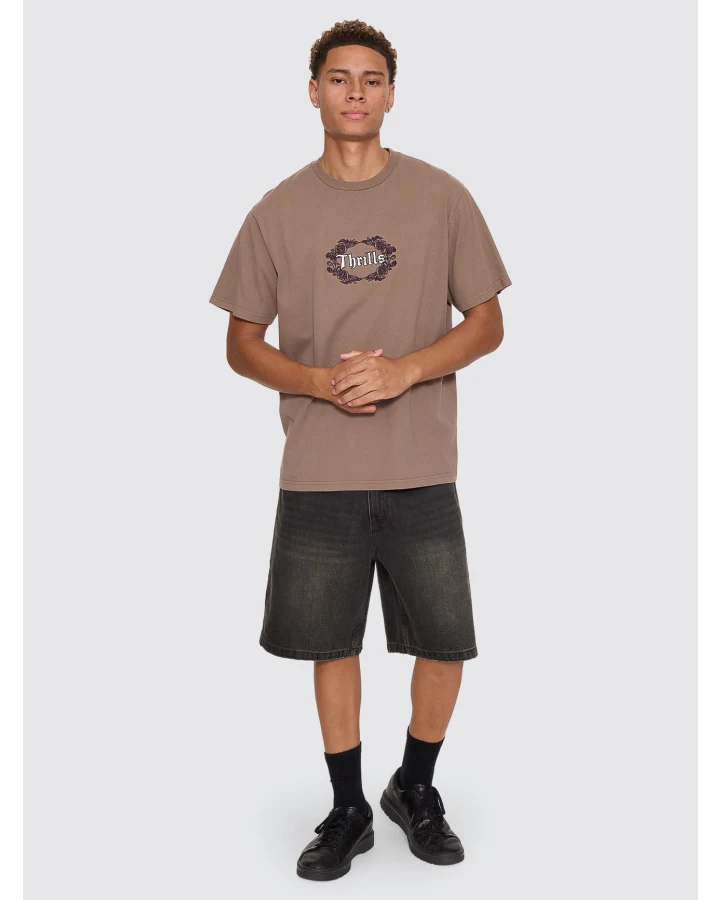 Thrills Wreath Of Desire Embro Merch Tee - Falcon