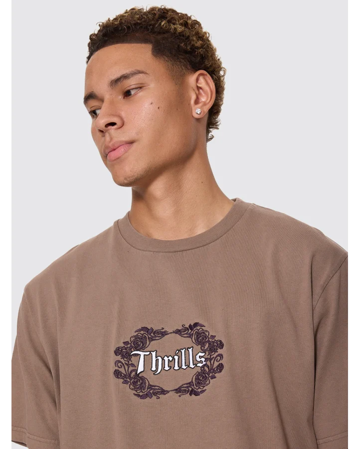 Thrills Wreath Of Desire Embro Merch Tee - Falcon