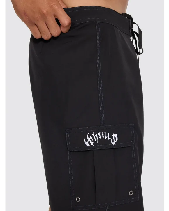 Thrills Stagger Boardshort - Black