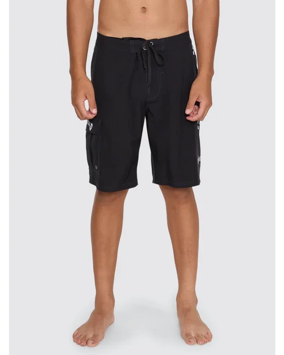 Thrills Stagger Boardshort - Black