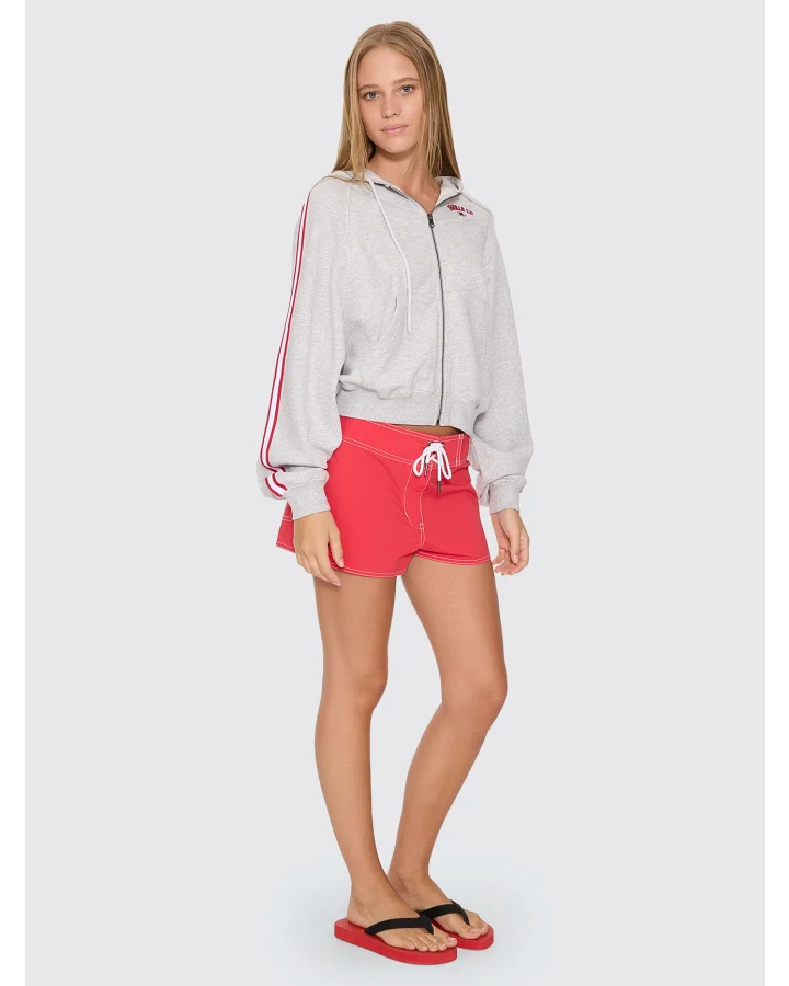 Thrills Tournament Of Roses Zip Hood Fleece Snow Marle