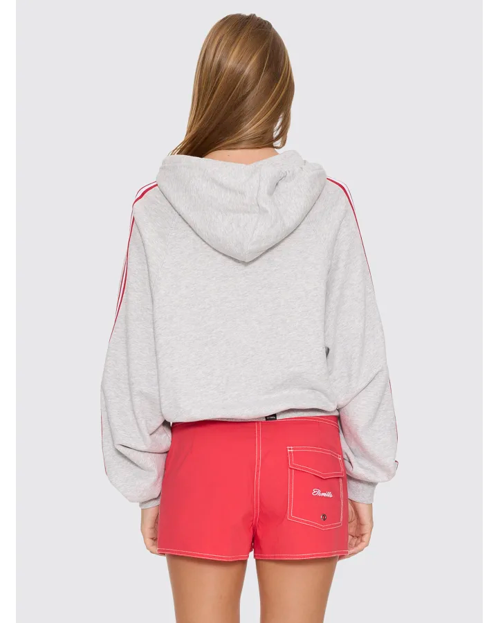 Thrills Tournament Of Roses Zip Hood Fleece Snow Marle