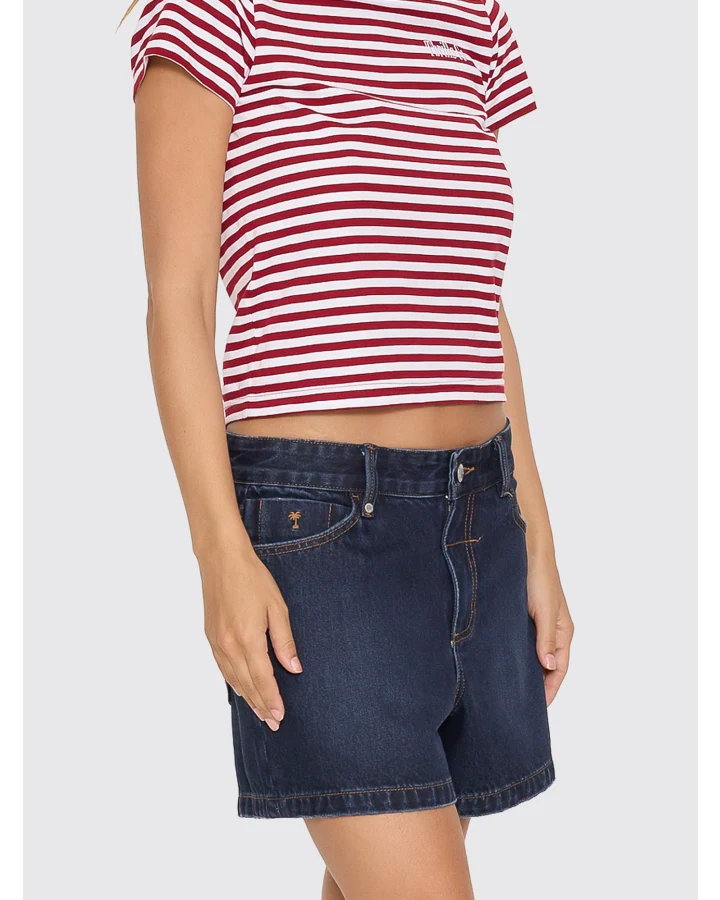 Thrills Cara Mid Rise Short Midnight Torque Blue