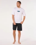 Rip Curl Rip Script UPF Short Sleeve Rash Vestl