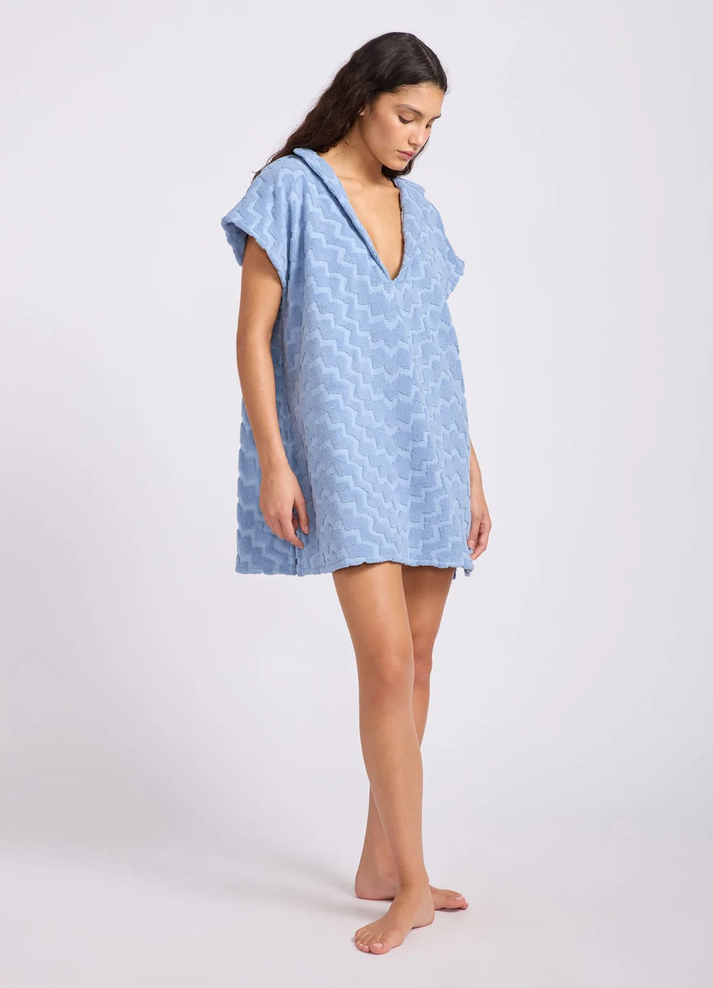 Seafolly Towel Poncho - Cornflower
