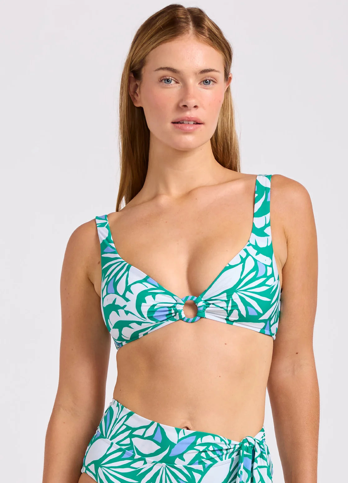 Retro Reef Ring Front Tank Bikini Top