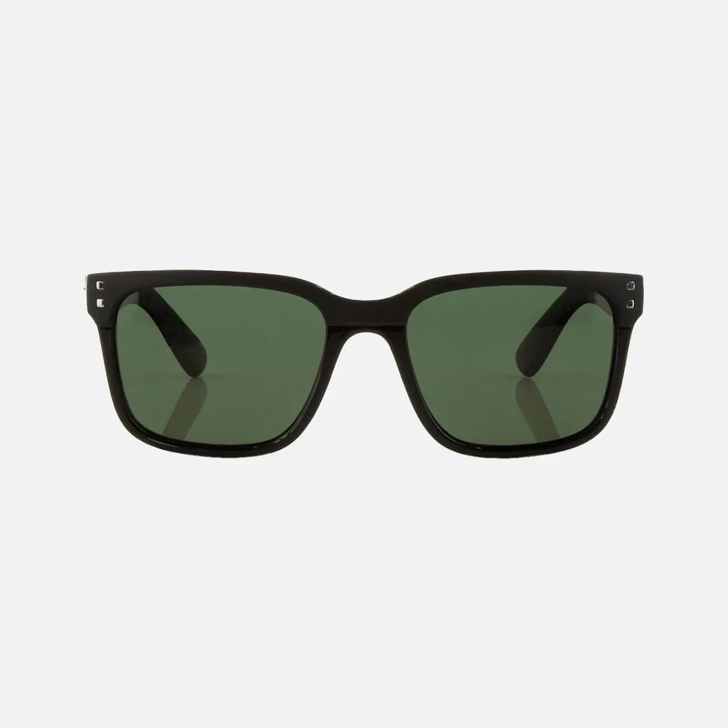 Carve Rivals Gloss Matte Black Frame  Green Polarized Lens