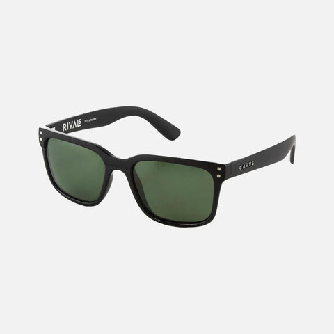 Carve Rivals Gloss Matte Black Green Polarized Lens