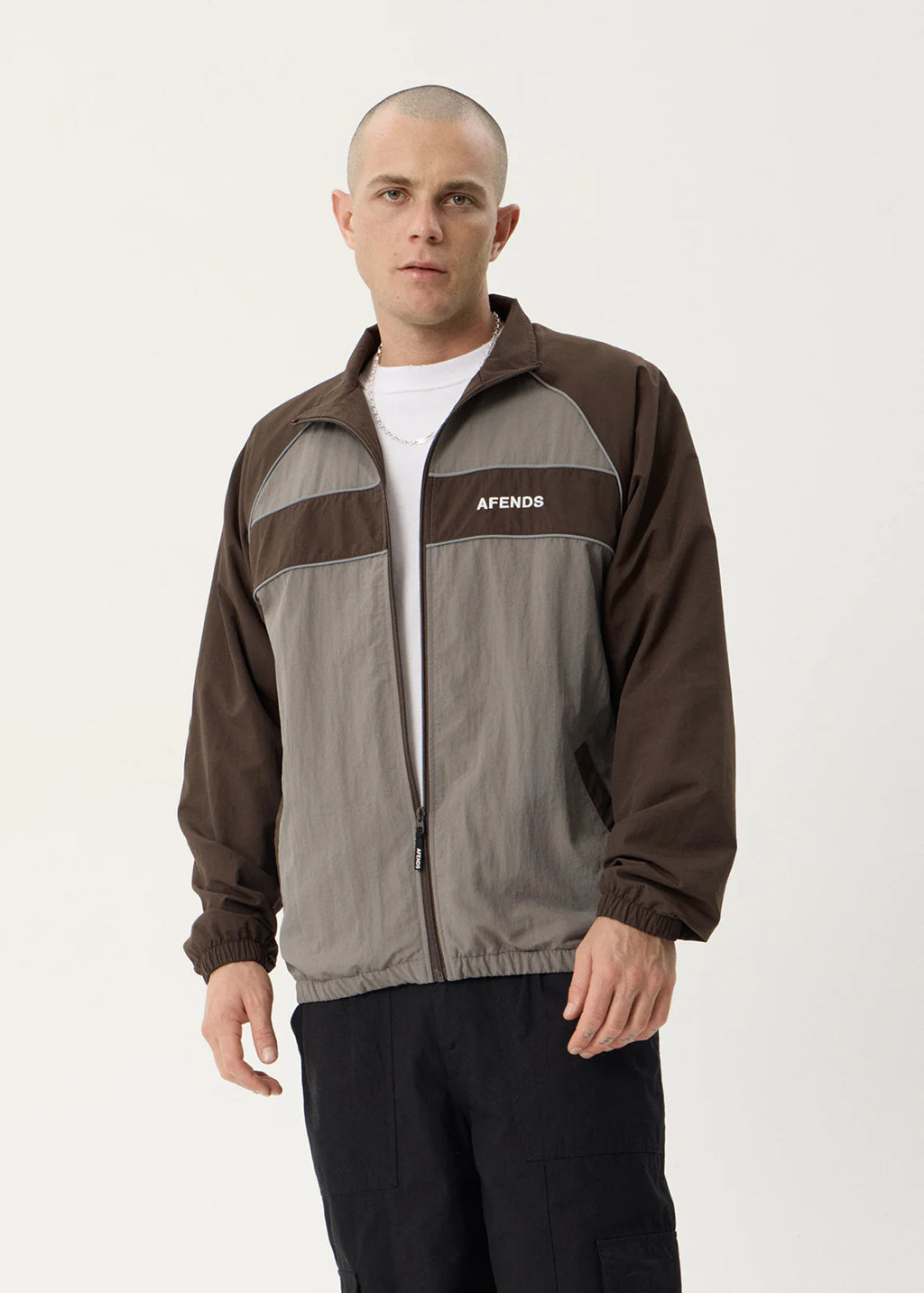 Afends Spicy Sports Spray Jacket Olive