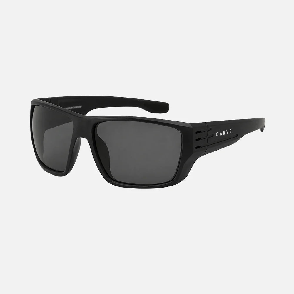 Carve Airborne Matte Black Frame with Grey Polarized Lens