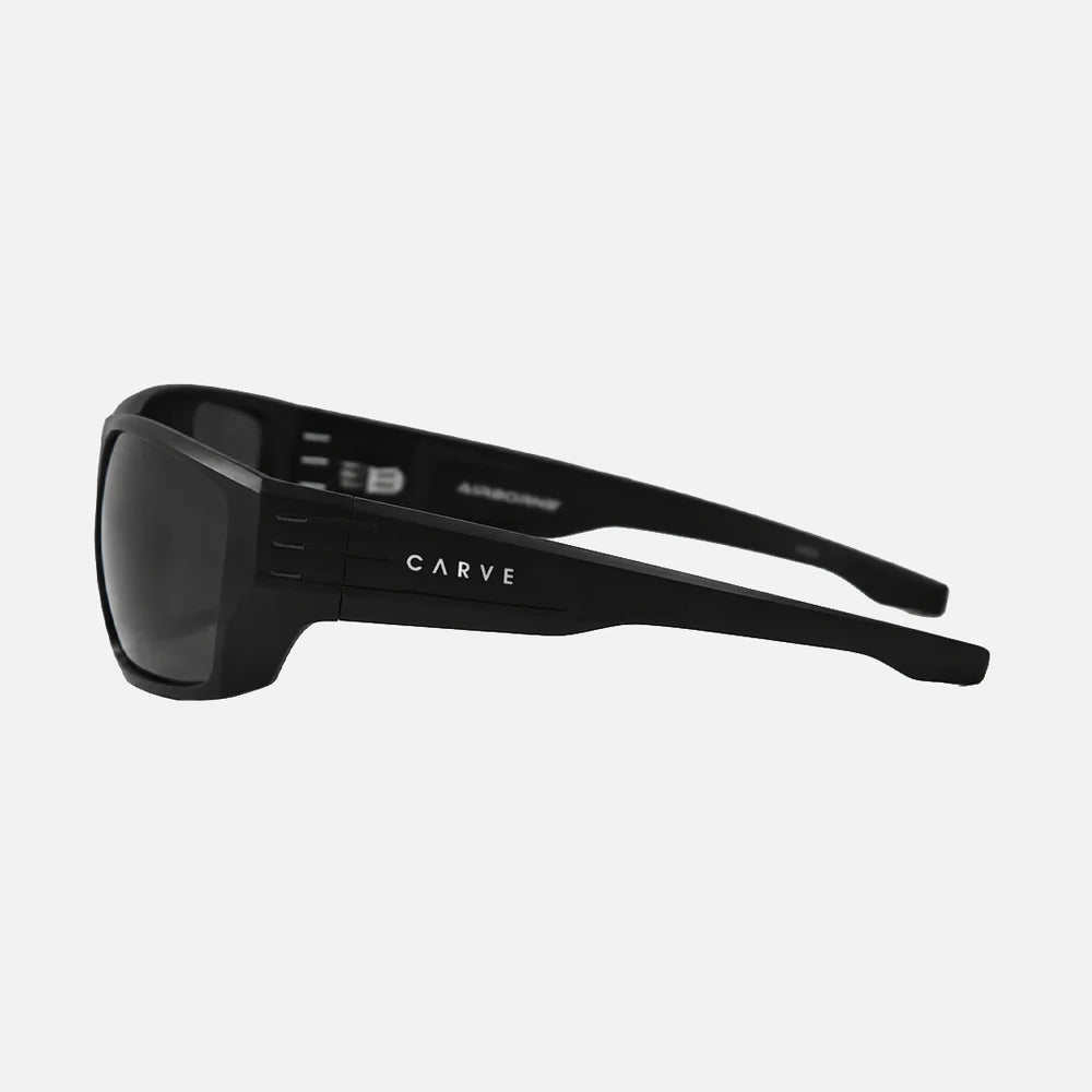 Carve Airborne Matte Black Frame with Grey Polarized Lens