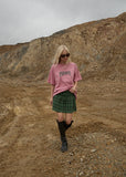 Afends Lonnie Hemp Seersucker Mini Skirt