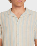 RVCA Beat Stripe Short Sleeve Shirt