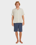 RVCA Beat Stripe Short Sleeve Shirt