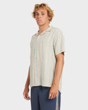 RVCA Beat Stripe Short Sleeve Shirt