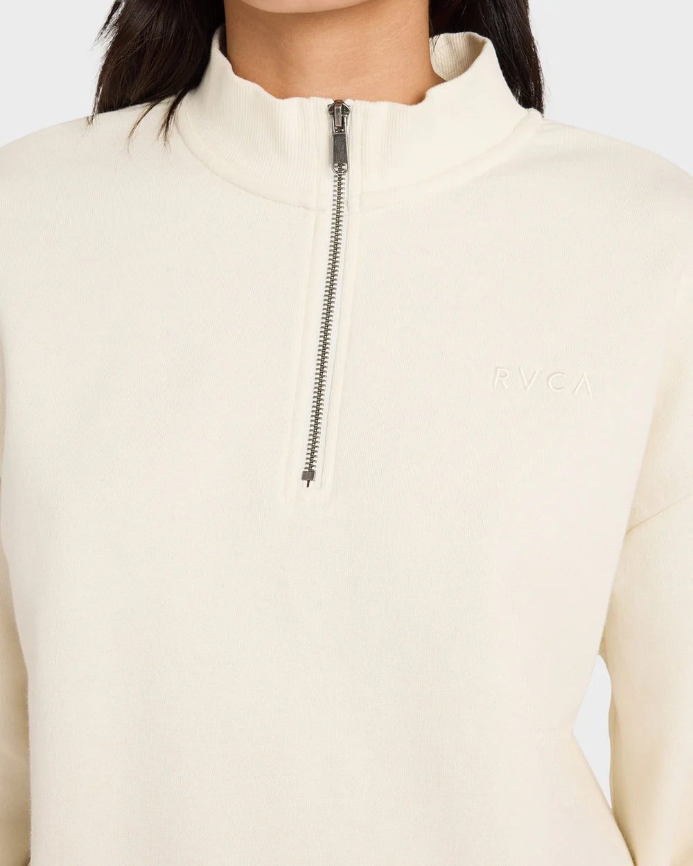 RVCA 1/4 Zip Fleece Jumper