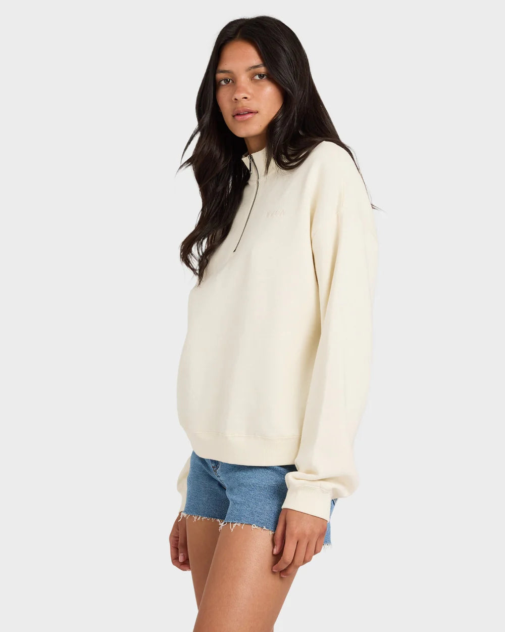 RVCA 1/4 Zip Fleece Jumper