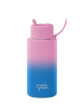 1L Ceramic Reusable Bottle - Wild Orchid