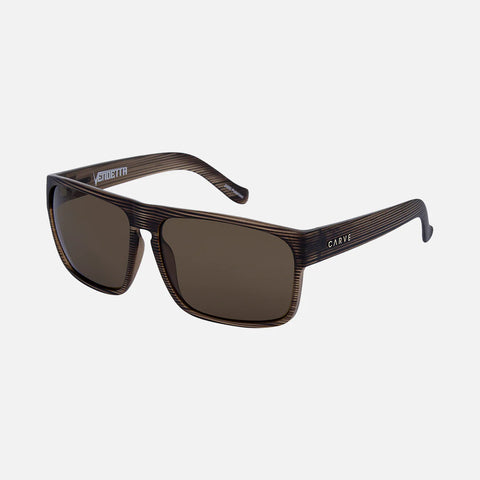 Carve Vendetta Polarized Matte Brown Translucent Streak