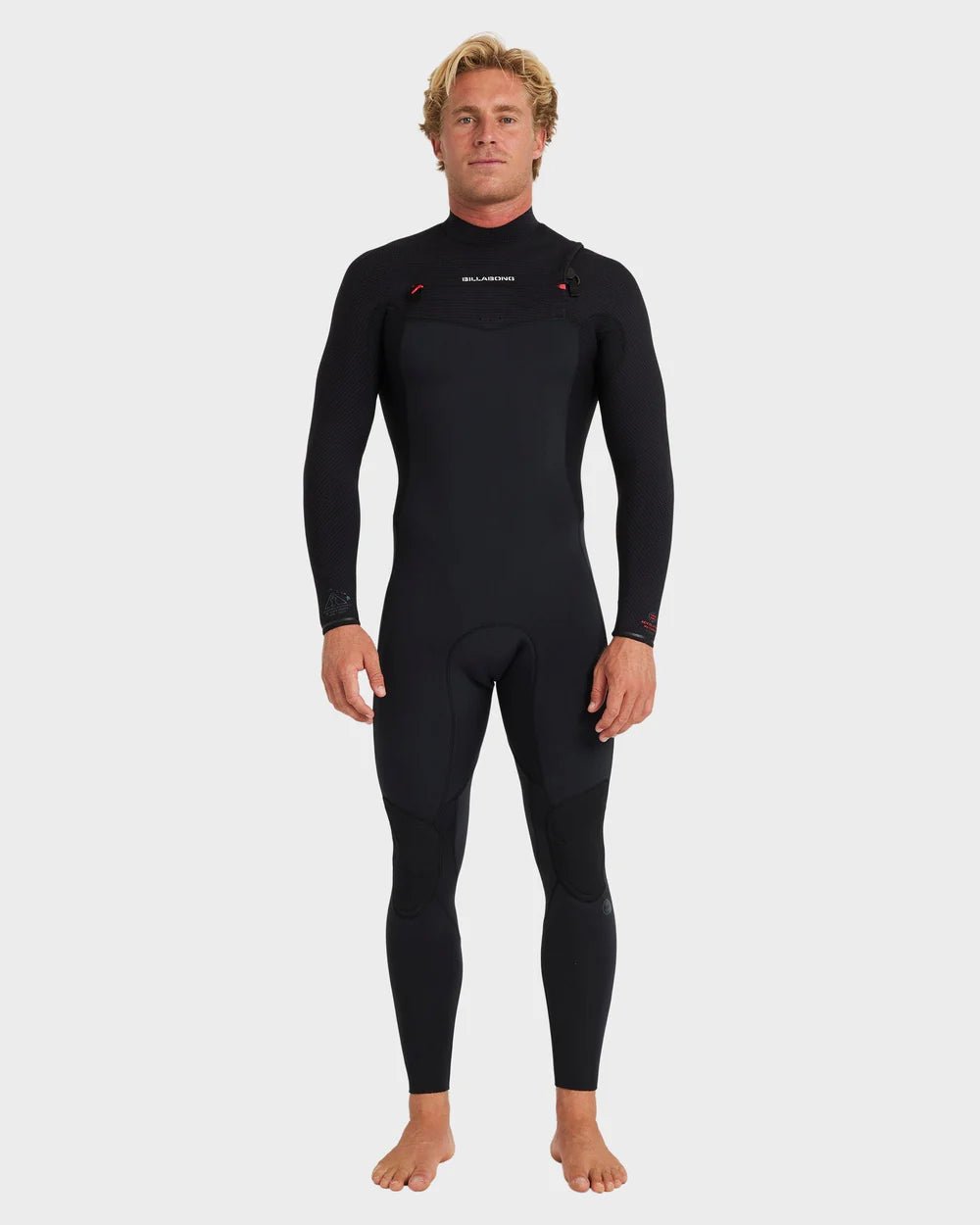 Billabong 3/2mm Revolution Natural Chest Zip Steamer Wetsuit