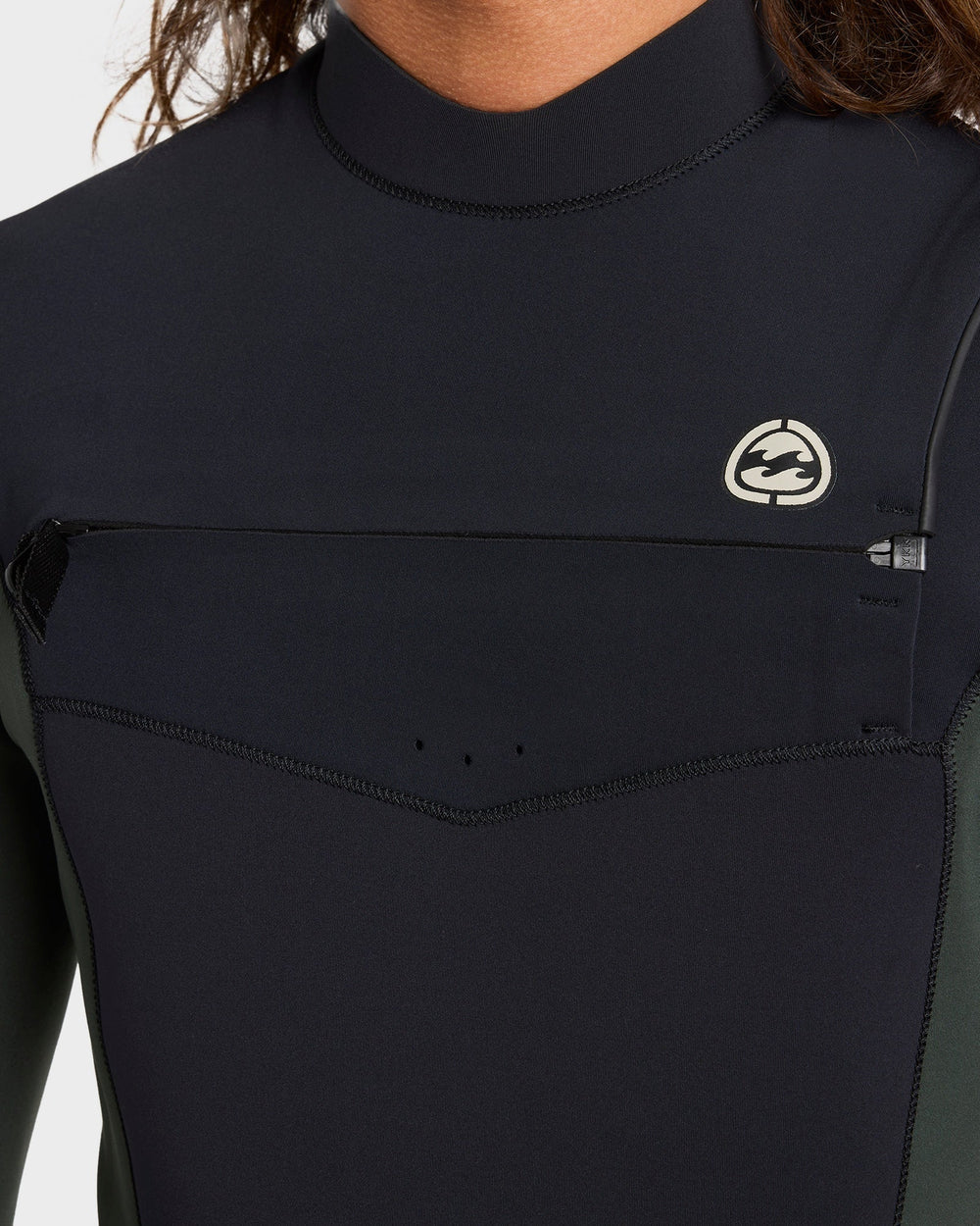 Billabong 3/2mm Absolute Natural Chest Zip Wetsuit