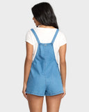 Billabong Beach Crush Denim Overalls