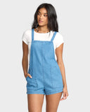 Billabong Beach Crush Denim Overalls