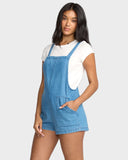 Billabong Beach Crush Denim Overalls