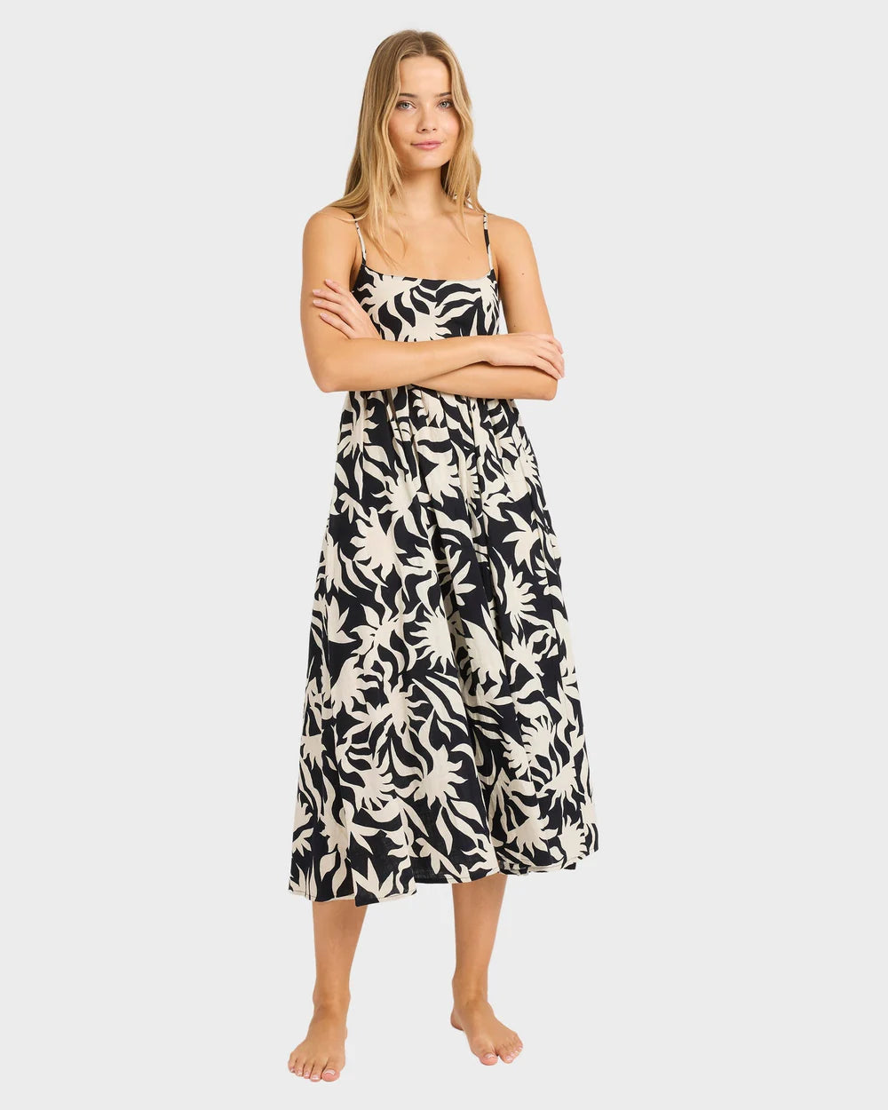 Billabong By My Side Island Heat Midi Dress