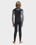 Billabong  3/2mm Absolute Natural Chest Zip Steamer Wetsuit Boys 6-16
