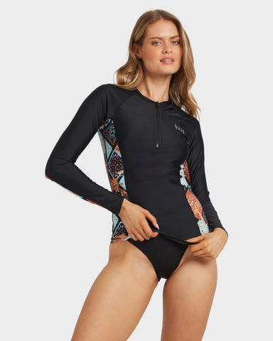 Billabong Forever Folk Reef Break Long Sleeve Rash Vest