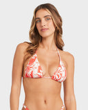 Billabong Row Of Palms Remi Triangle Bikini Top
