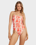 Billabong Row Of Palms Bella One Piece Swimsuit