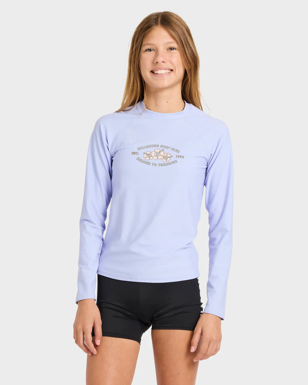 Billabong Surf Club Long Sleeve Rash Vest Girls 6-16