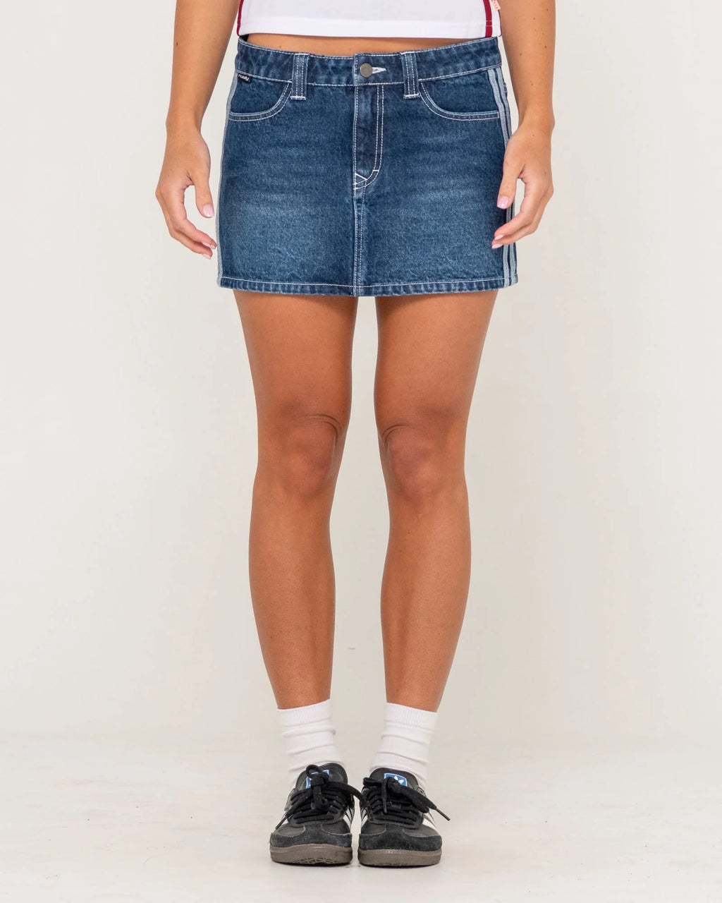 Rusty Flip Mommy DIY Mini Denim Skirt