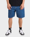 Quiksilver Impaired Baggy Denim Shorts Mens