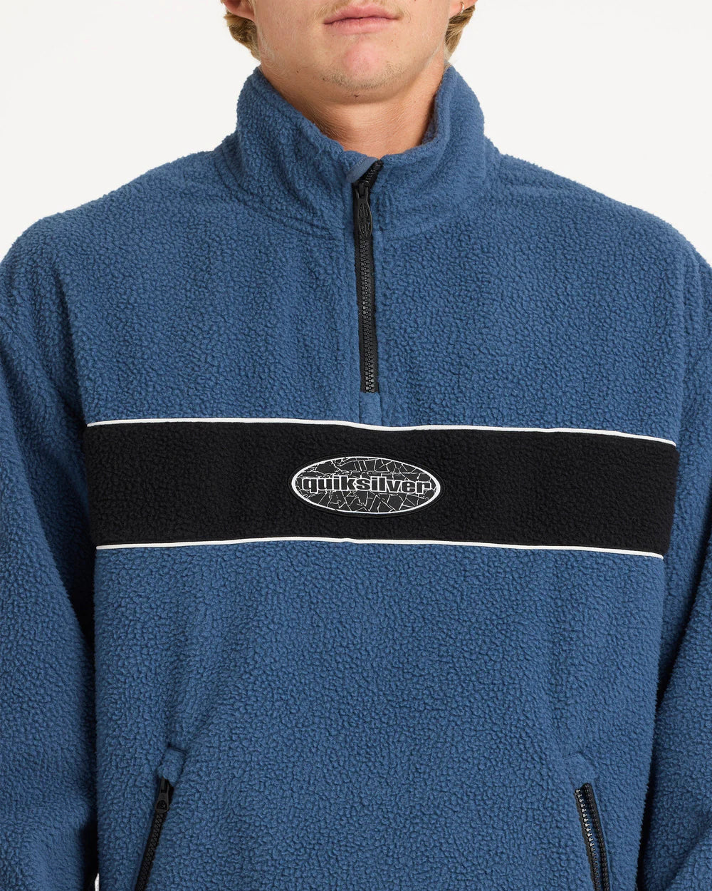 Quiksilver Mercury Panel 1/4 Zip Fleece Jumper