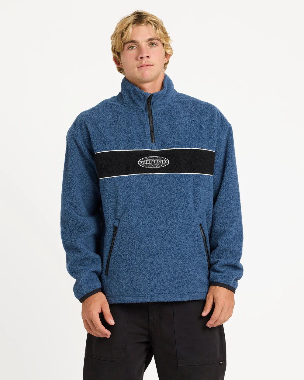 Quiksilver Mercury Panel 1/4 Zip Fleece Jumper