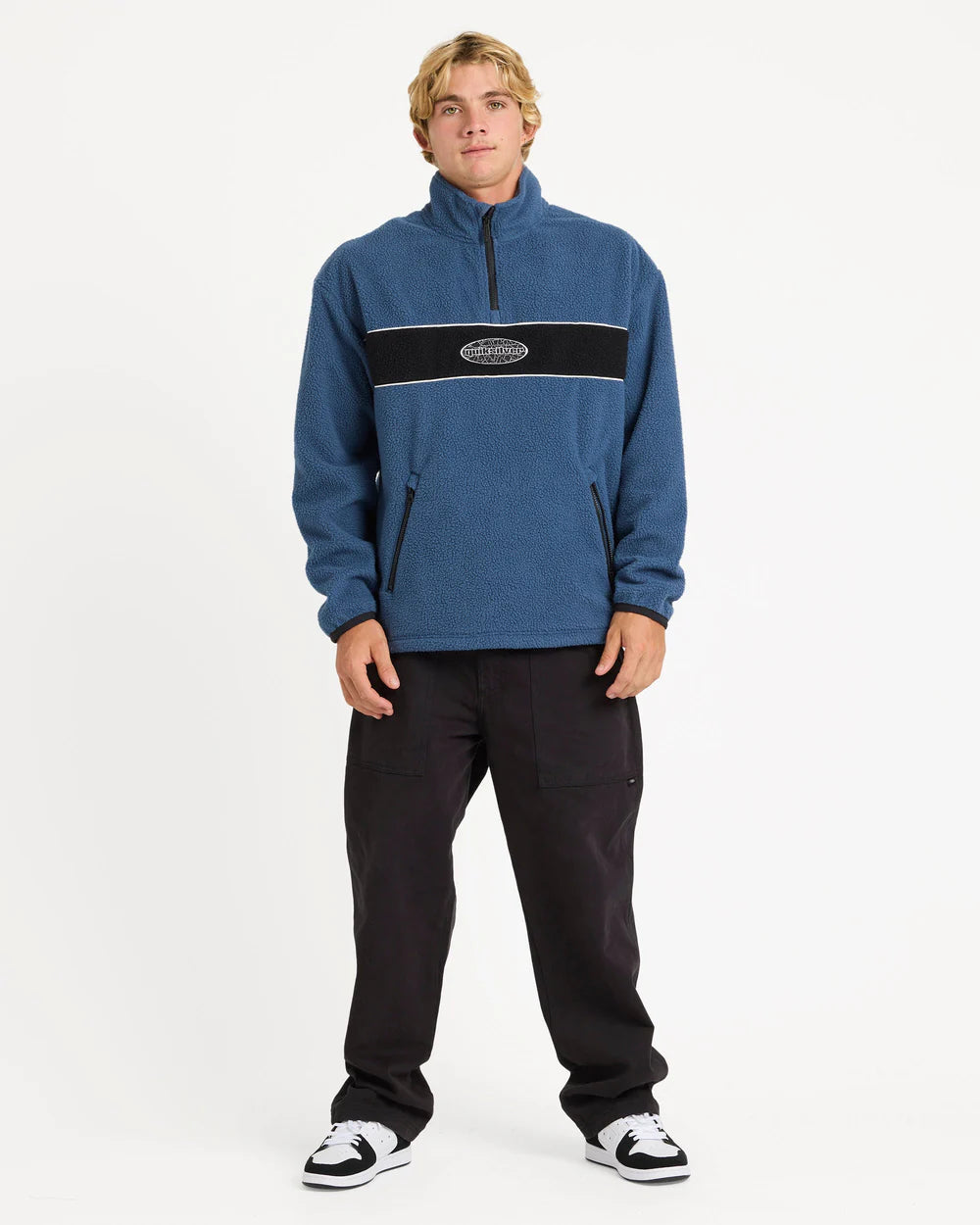 Quiksilver Mercury Panel 1/4 Zip Fleece Jumper